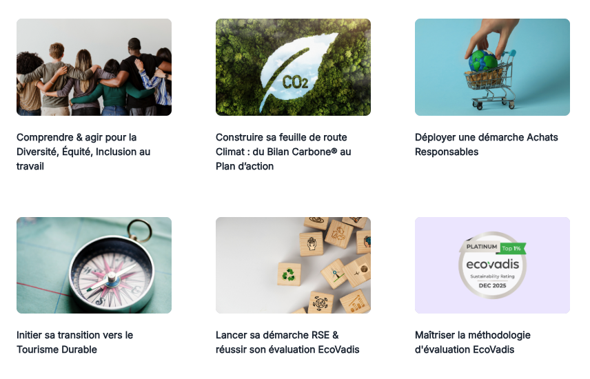 Formations RSE Climat